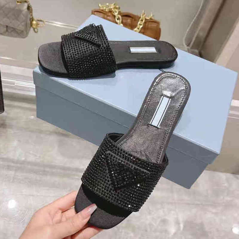 

Rhinestone flat slippers in spring and summerexposed toedesigner thin heeldesigner one-sided with cool drag Outlet, Black rhinestone high heel 6cm