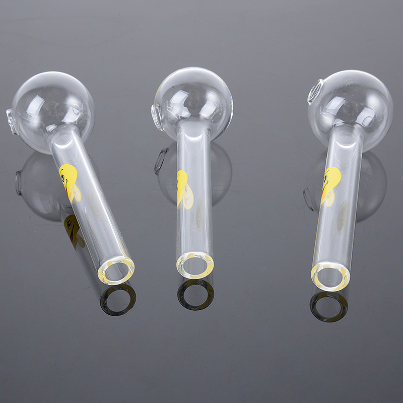 

Unique Pyrex Glass Pipes Smile Logo Oil Burner Pipes Small Glass Hand Pipe With Straight Tube Smoking Pipes Oil Rig Accesorries