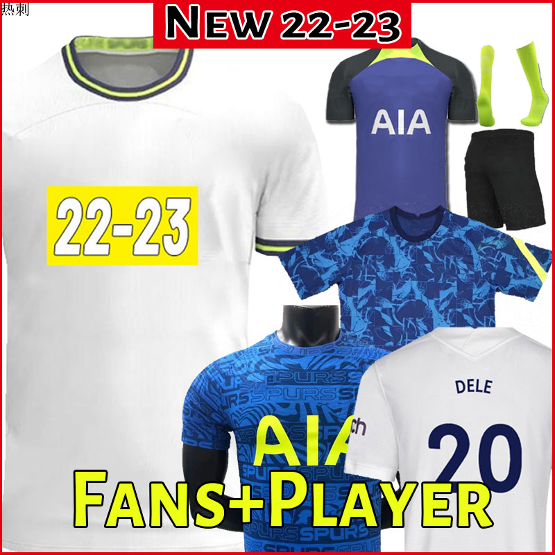 

21 22 23 ROMERO BALE KANE soccer jersey HOJBJERG BERGWIJN LUCAS LO CELSO NDOMBELE football shirt 2022 2023 men kid kit uniforms full set sock player version DELE SON 4XL, 22-23 home