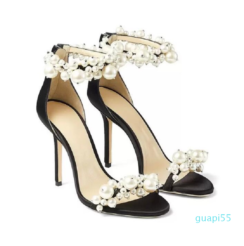 Maisel sandales chaussures cristal perle embellissement femmes Sacora élégantes sandales de soirée robe de mariée pompes marques de luxe dame tal