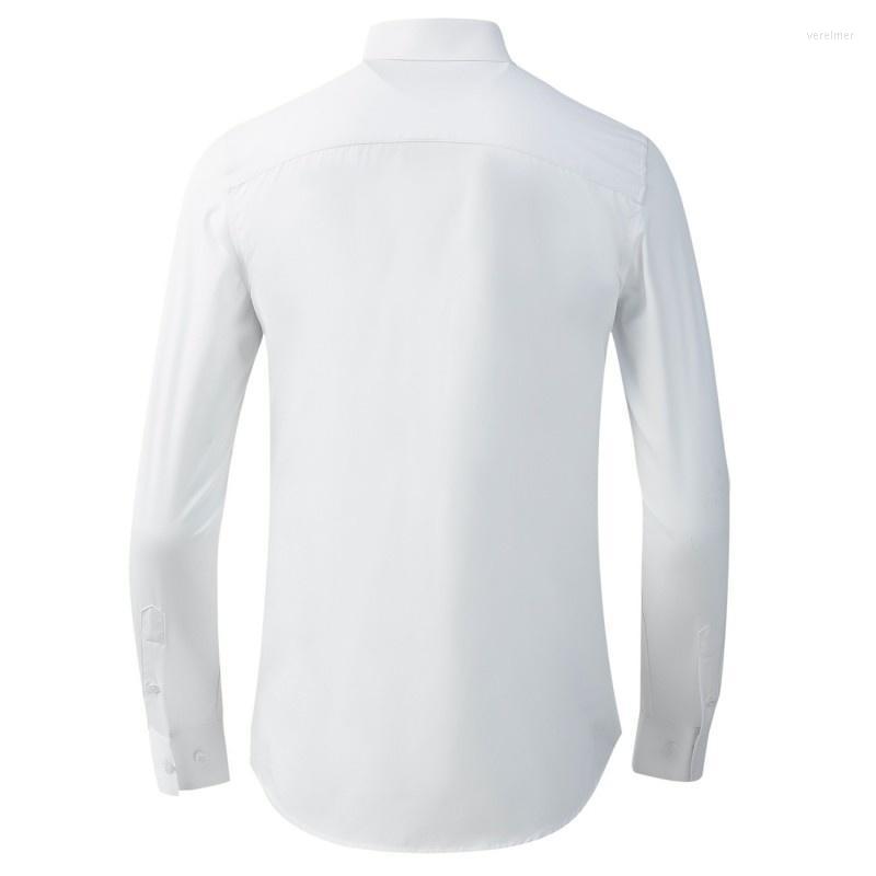 

Men's Dress Shirts Long Sleeve Beading Men Casual Slim Single Breasted Tops Spring Autumn White Business Formal Male -48Men's Vere22, Black