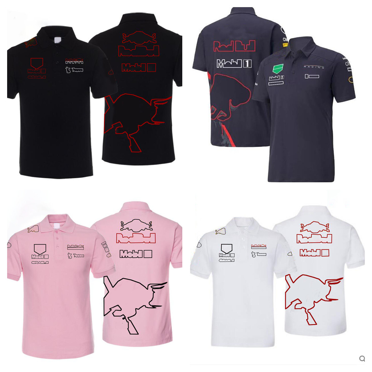 

2022 new F1 formula one POLO shirt team short-sleeved shirt with the same custom