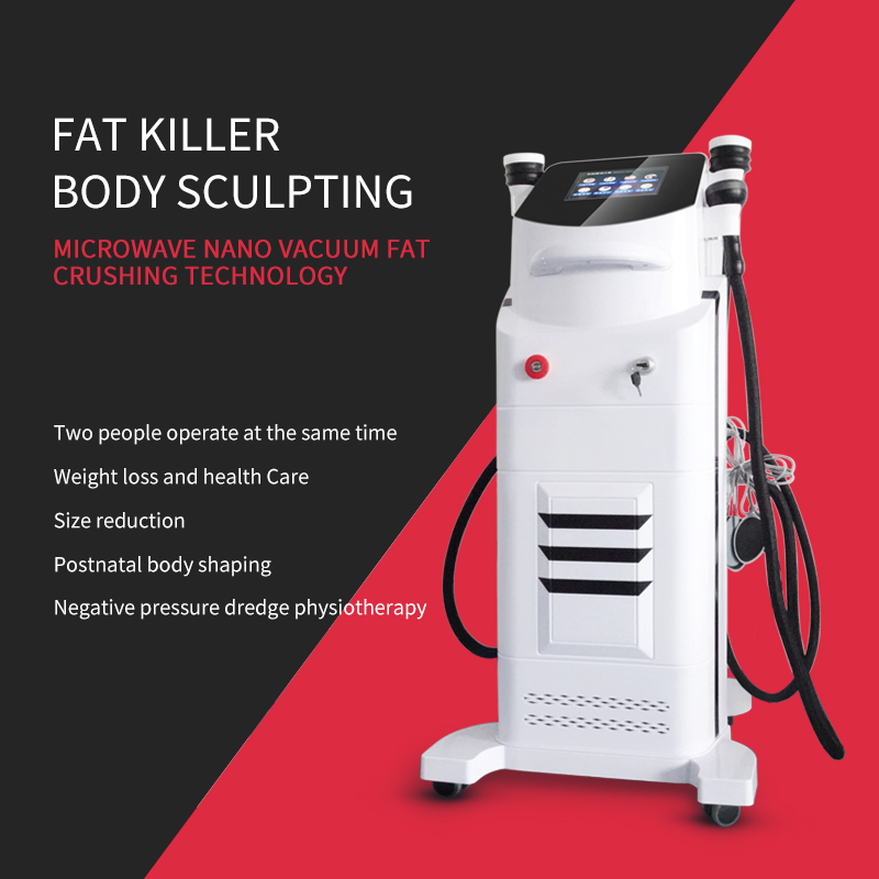 2022 RF Body Shaping Instrument Micro-ondes Nano Vide Graisse Concassage Perte de Poids Pression Négative Physiothérapie Corps Minceur Machine