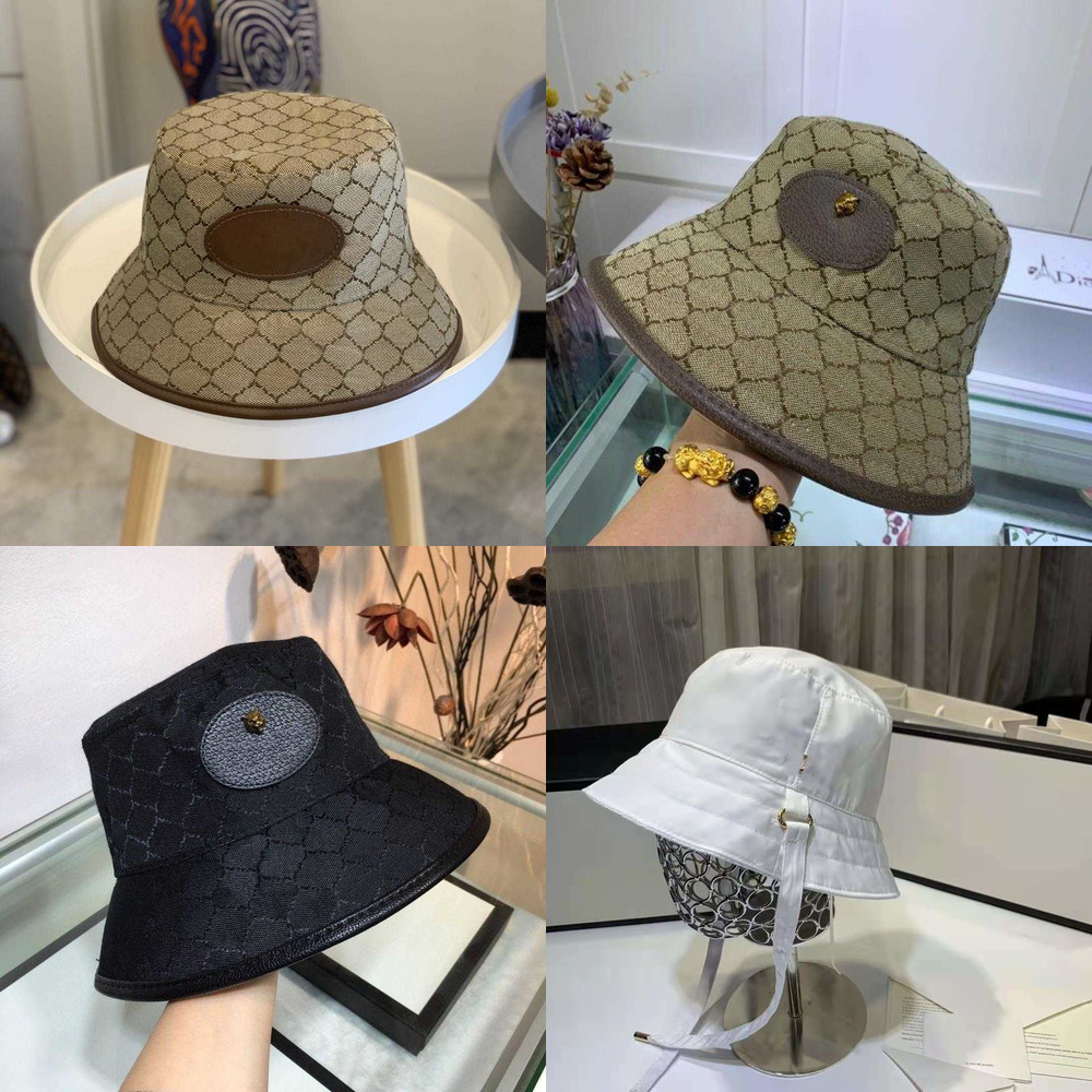 

Ball Caps Fashion Design Letter Bucket Hat For Men's Women's Foldable Caps Black Fisherman Beach Sun Visor wide brim hats Folding ladies Bowler T230203, Same as photos
