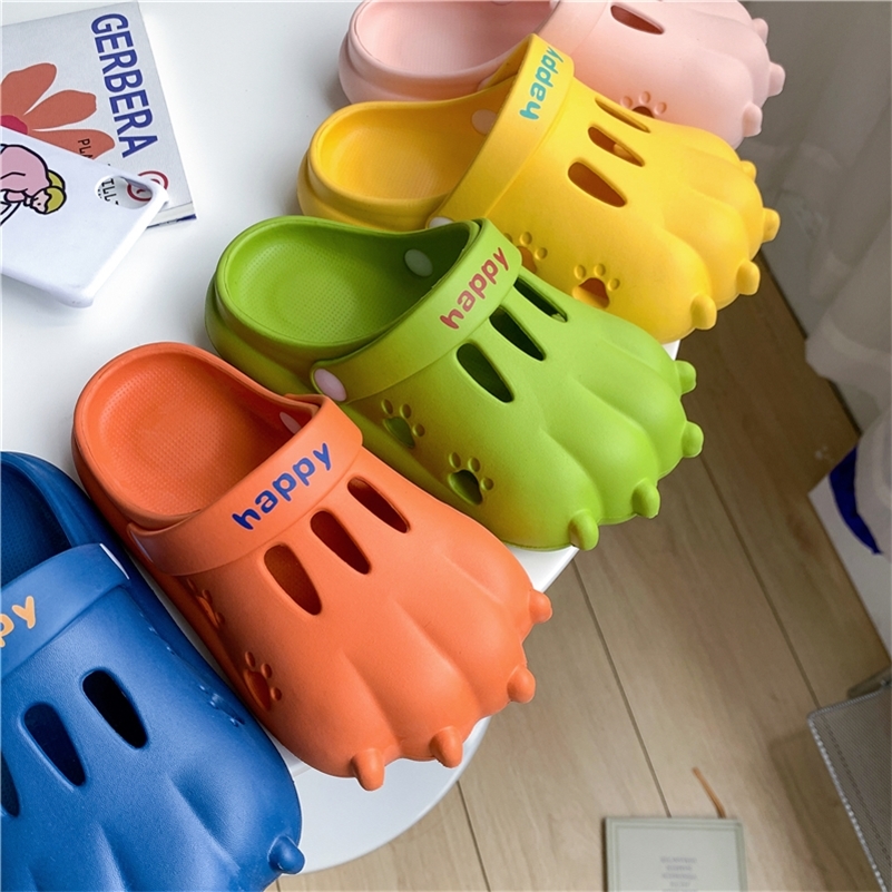 

Beach Children Slippers Summer Outdoor Shoes for Boys Designer Child Clogs Soft Baby Slippers for Home Girls Crock Tong 220613, Green