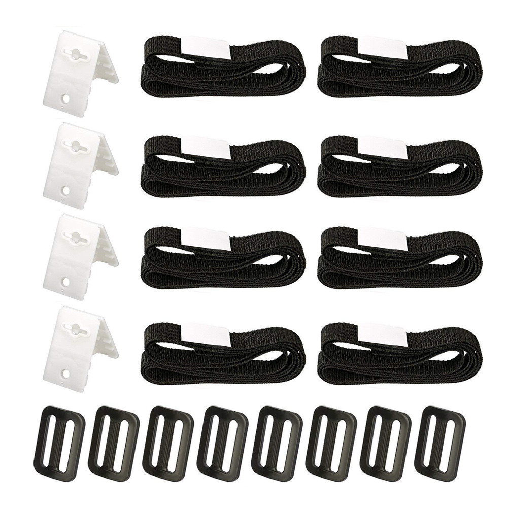 

8Set Pool Solar Cover Reel Attachment Kit Reel Straps Blanket for Universal In Ground Swimming