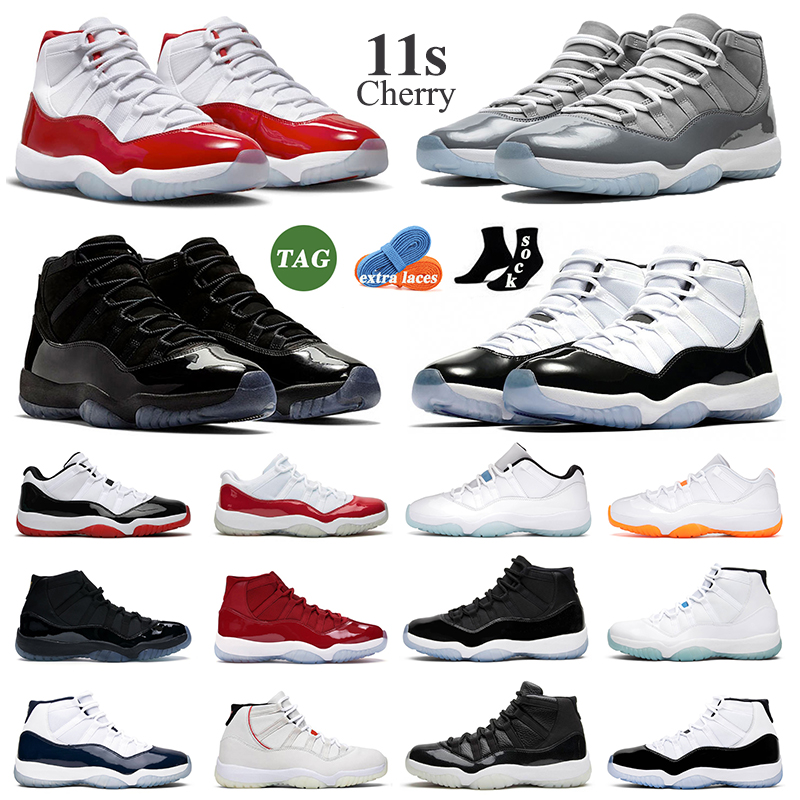 

11 11s low Men Women Basketball Shoes cool greys Cherry UNC Bright Citrus Gamma Legend blue Bred Concord Space jam Mens Jubilee Platinum Tint Sports Sneakers shoe, #13