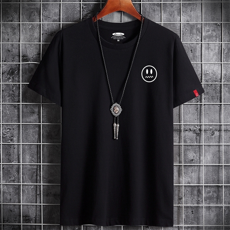 Fashion Summer for Men Clothing Graphic Vintage Tshirt Harajuku Manga ONeck White Oversized Anime T Shirt 220611