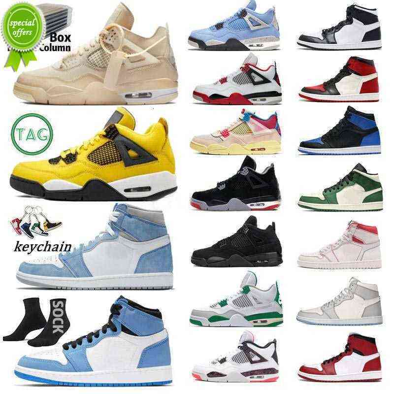 

2022 2022 High Black Crimson Tint 1 1s Mens Basketball Shoes Jorda 4 4s Tech White Tour Yellow Men Sports Cement Mushroom Infrared Desert Moss, 37