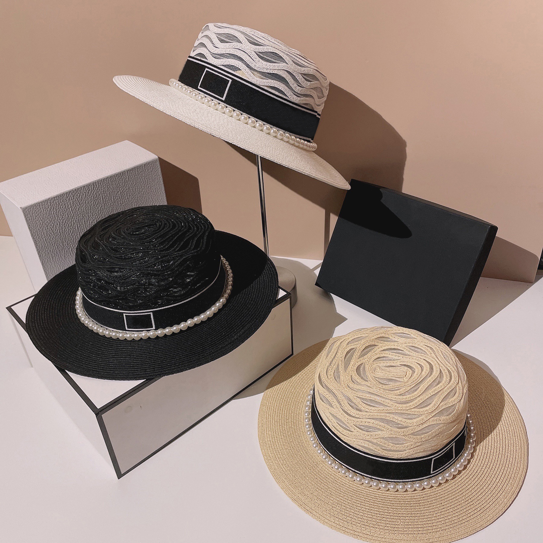 

2022 New Fashion Bow Straw Sun Holiday Beach Hat Women Wide Brim Hats High Quality Caps, Customize