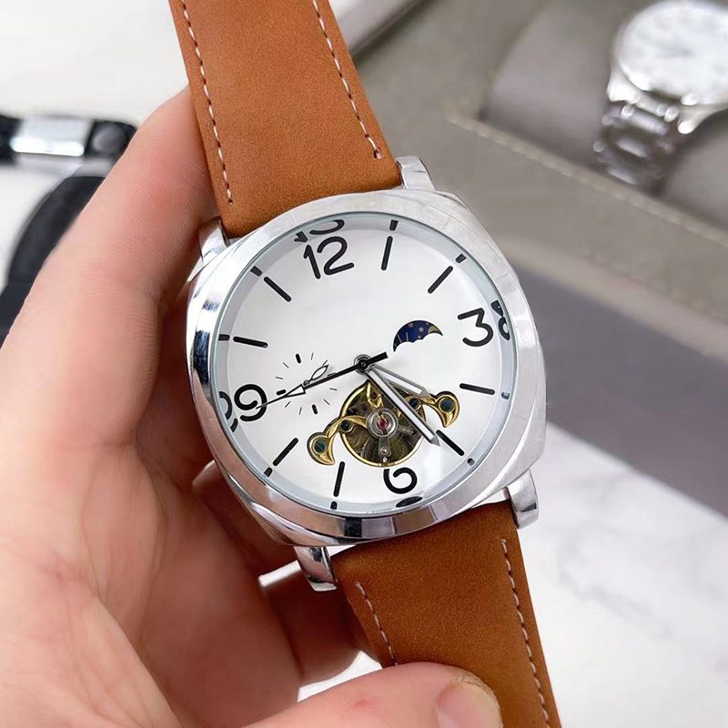 

Watch Automatic Mechanical Watches For Men Wristwatch 44mm Classic Business Designer Wristwatches Stainless Steel Case Montre De Luxe, Color1