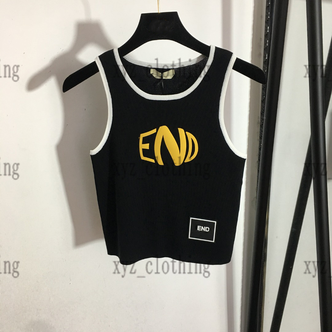 

black color 2022 HIGH-END summer designer vests high-stretch tee DR three-dimensional letter print knitted vest NEWLY suspenders womens t-shirt brand knitted t-shirts, 14