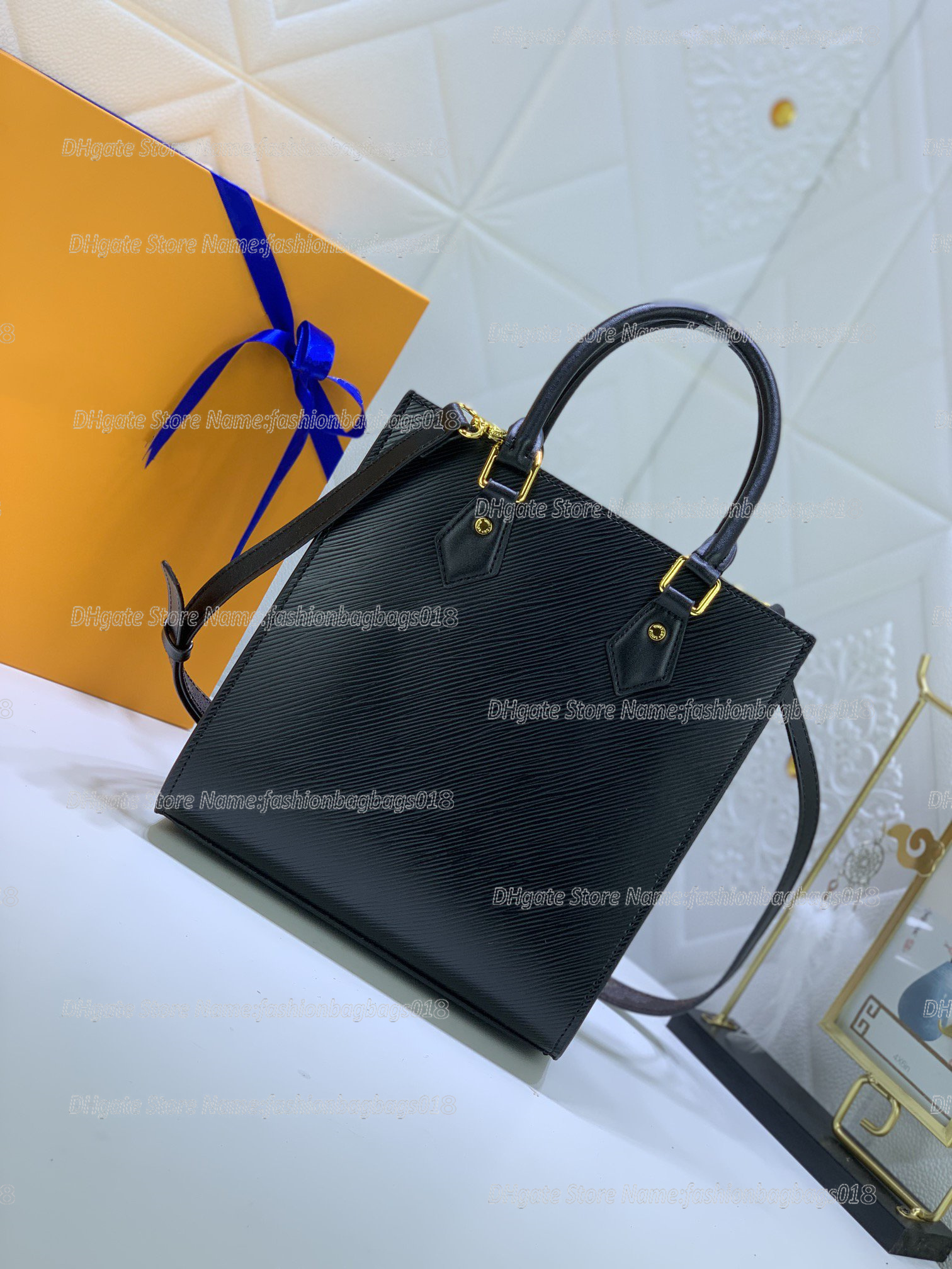 

SAC PLAT BB Tote Bag Grained Epi Leather Designer Shoulder Bags Luxury Handle Bag Designers Handbags Purse Wallet Corssbody zipped pocket