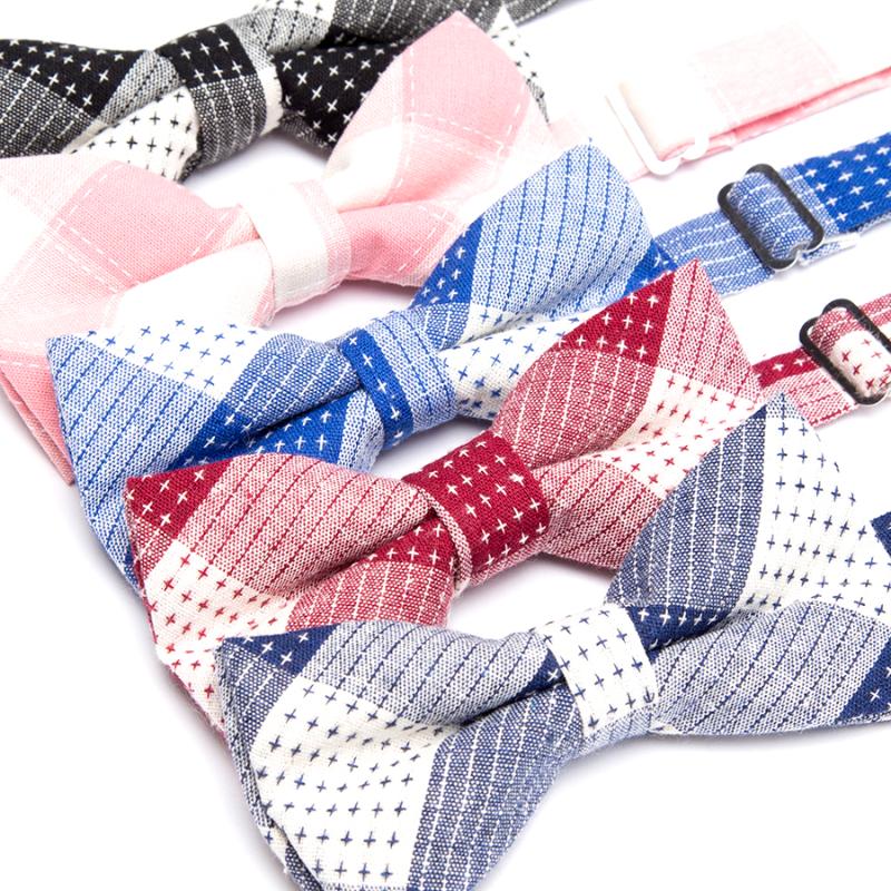 

Bow Ties Mens Bowtie Paisley Cotton Necktie Business Wedding Bowknot Stripe Blue Black Tie For Groom Party Shirt Gift AccessoriesBow