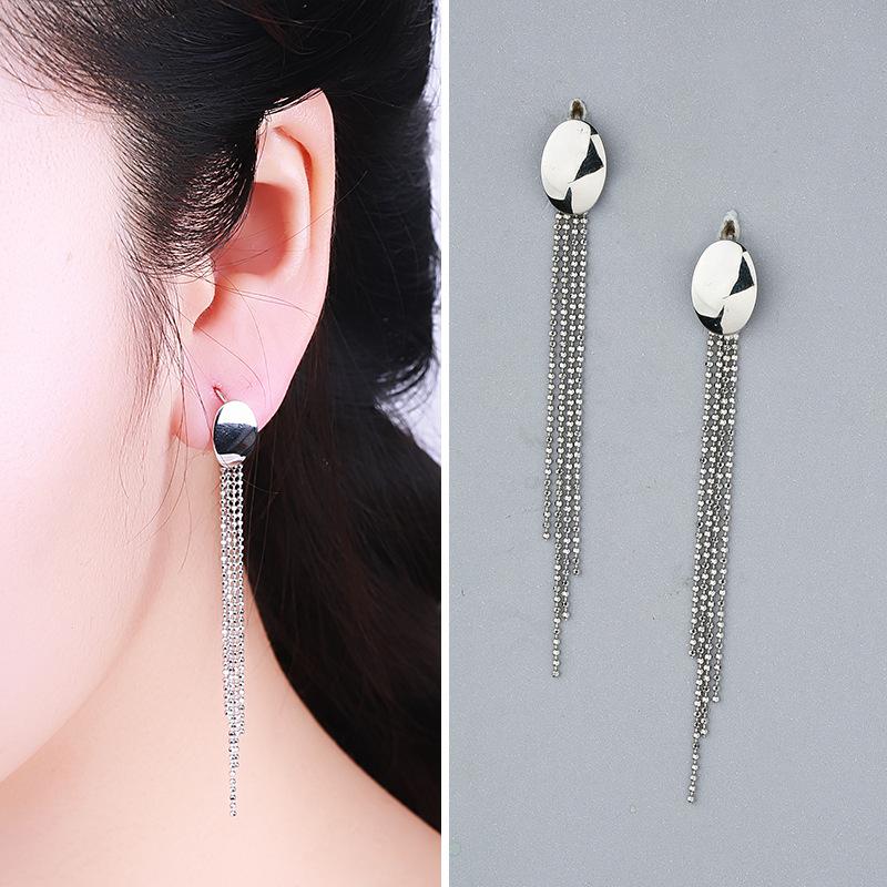 

Dangle & Chandelier Manufacturers Selling Female S925 Ear Han Edition Silver Tassel Earrings Jewellery UndertakesDangle