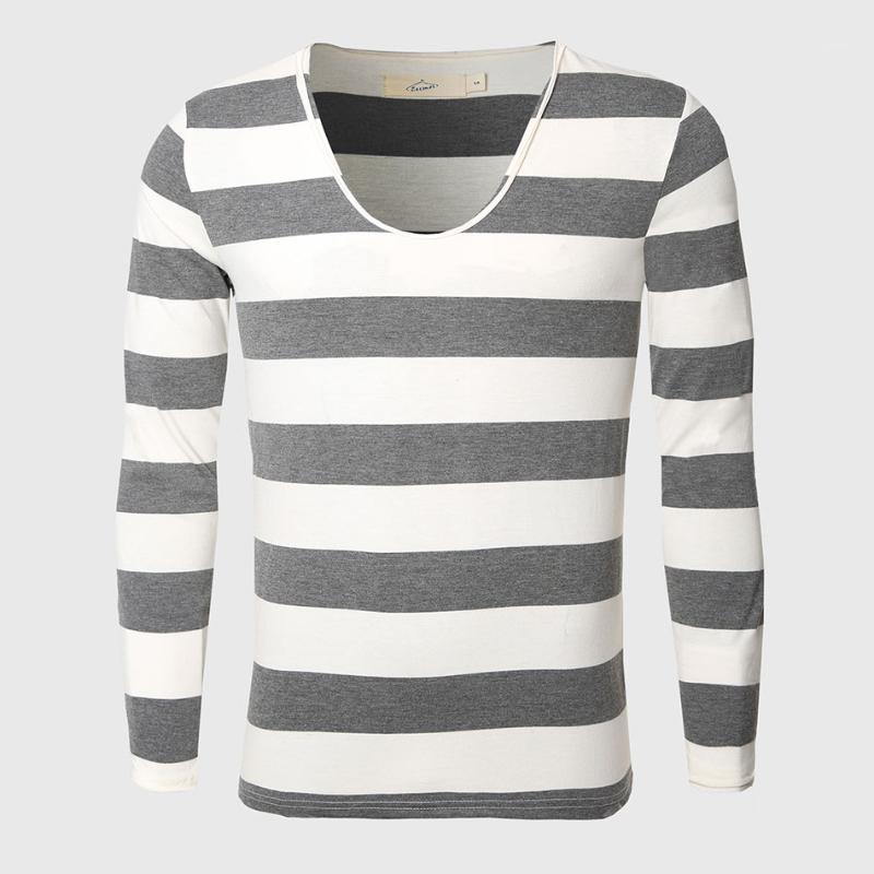 

Men's T-Shirts Men Navy Thick Stripe T Shirt Slim Basic Tee Shirts Cotton Nautical Striped Tops Pattern Vintage Classic Unique Sailor Look, Pink