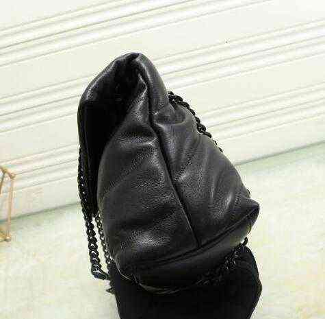 

7A+Newset Lady Flap Chain Bag Big Diamond Lattice Purse Bags Women Plaid Chain Bag Handbag Crossbody Shoulder Messenger Bag 25cm, As pic 10-red