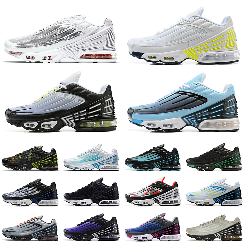 

Luxurys Designer tn plus 3 running shoes for men trainers Obsidian Laser Blue des chaussures Multi Wolf Grey Topography Pack Crater women sports sneakers Original OG, 39-46 with gold symbol