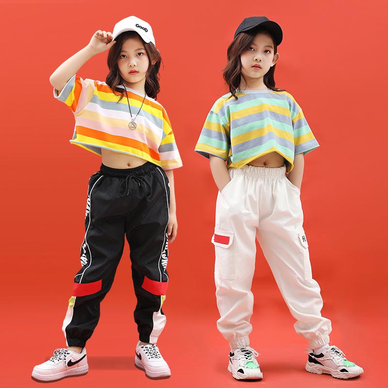 

Clothing Sets Cool Design Teenage Girl Crop Top T Shirt And Pants Set Fancy Hip Age 4 5 6 7 8 9 10 11 12 13 14 15 16 17 Year, As picture