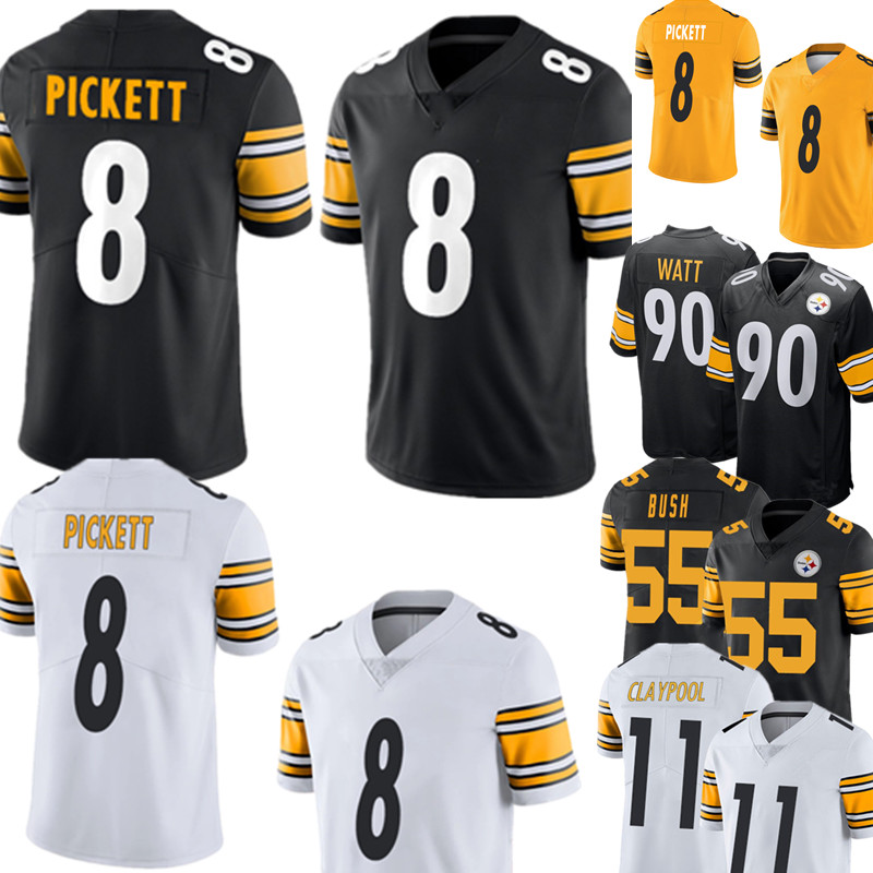 

Pittsburgh''Steelers''KENNY PICKETT Jersey 90 T.J. Watt Najee Harris Pat Freiermuth Jerseys Troy Polamalu Ben Roethlisberger Chase Claypool Minkah Fitzpatrick, Men s-xxxl