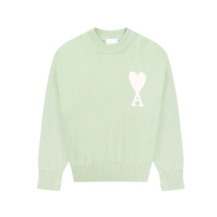 

2022 spring and summer new fashion jacquard round neck sweater women's men's same trend high street long-sleeved coat k498d3