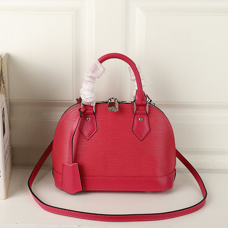 

5A Top Quality Shell Bag Embossed Crossbody Genuine Leather Flower Hand Shoulderbag With Box B103 (40301 -) BAG0001