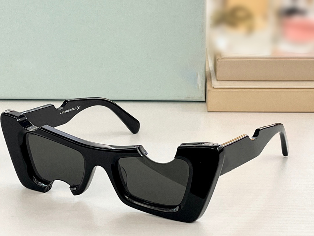 

Summer Sunglasses For Women Men O-f OERI021 Style Anti-Ultraviolet Retro Plate Irregular Shape Glasses Random Box