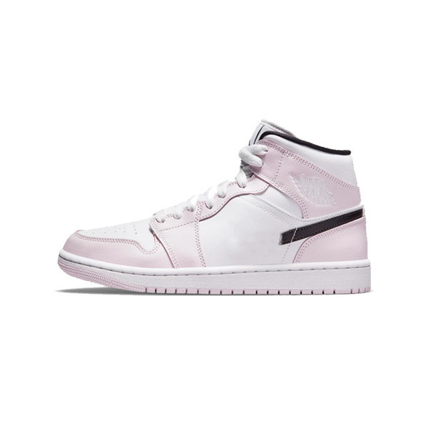 

Brand Shoes 1 I Mid Barely Rose Basketball Womens Top Quality Jumpman 1s White Designer Sports Sneakers Size EU36-40, All with original logo