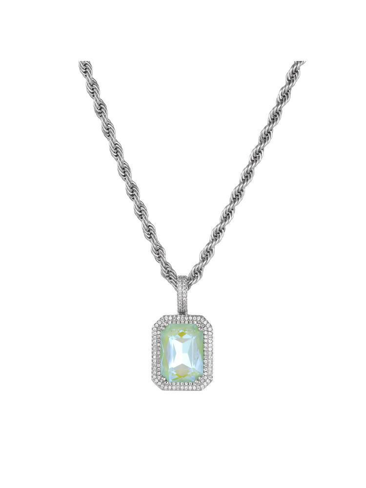 

Pendant Necklaces Hip Hop Fashion Creative Gem Compass Bling Rock Party Locomotive Accessories Mens Women Necklace JewelryPendant NecklacesP