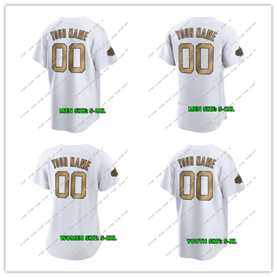 

2022 National League All Star Game Baseball Jersey Mookie Betts Ronald Acuna Jr. Pete Alonso Trea Turner Manny Machado Harper Corbin Burns Albert Pujols Schwarber
