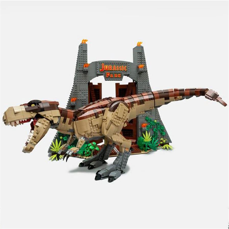 

11338 Movie & Games Series Jurassic Park Blocks T. Rex Rampage 3156Pcs Bricks Model Building Kits Compatible 75936248g