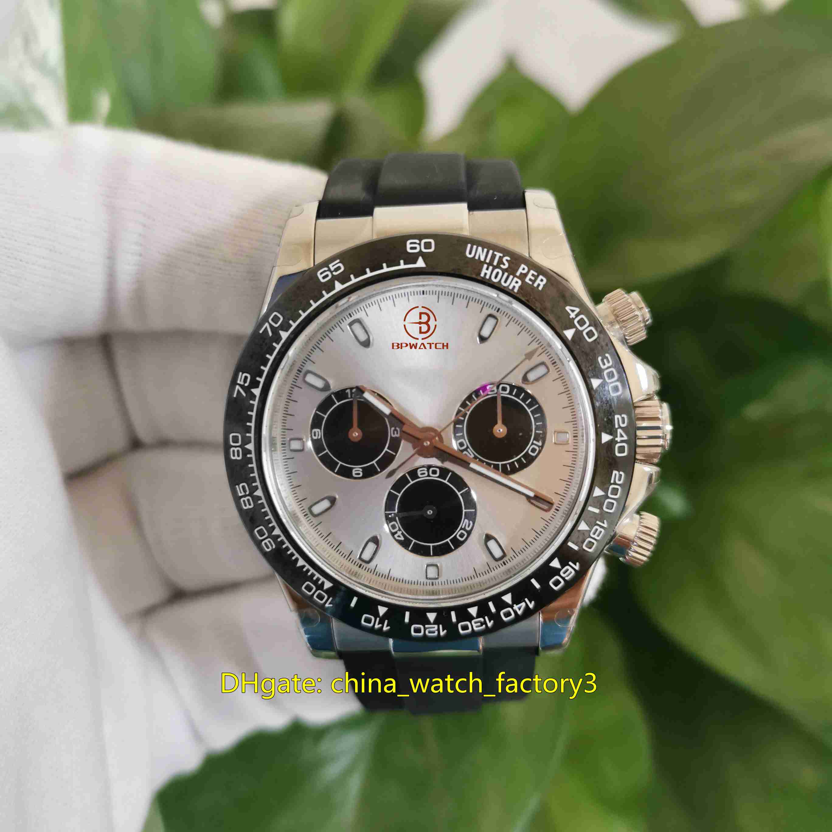 

BP Maker Mens Watch Top Quality CAL.4130 7750 Movement 40mm Cosmograph 116519 116519LN Ceramic Chronograph Workin Mechanical Automatic Men's Watches Wristwatches, Plastic box