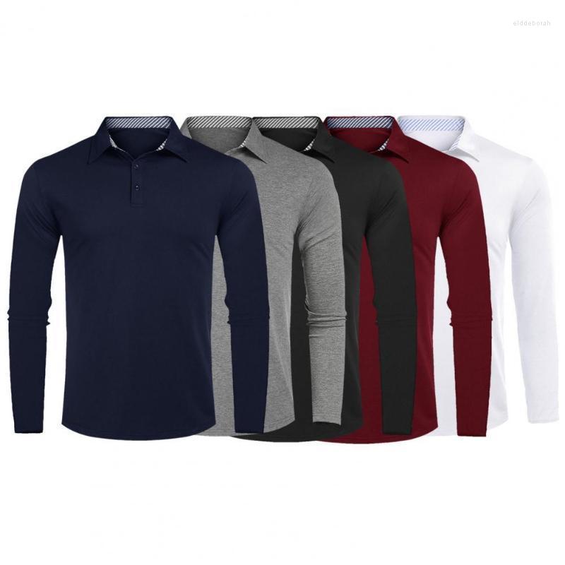 

Men's Dress Shirts Men Shirt Comfortable Trendy Solid Color Formal Male Handsome For Business Autumn WinterMen's Eldd22, White