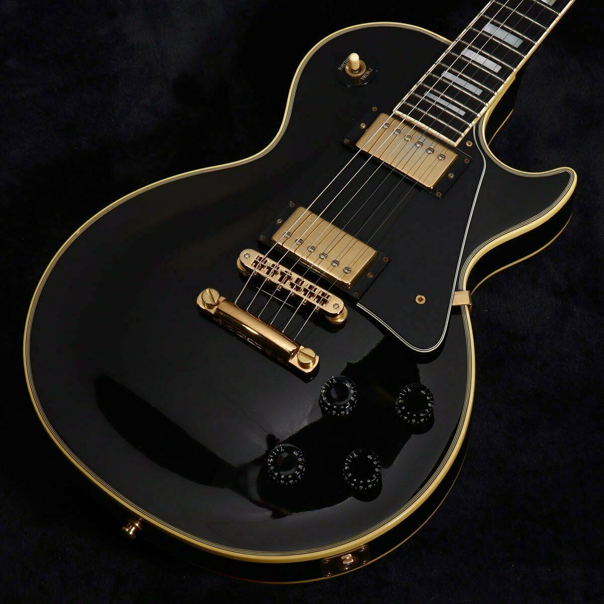 Paul Custom Ebony #GGawi electric guitar-image-759944737