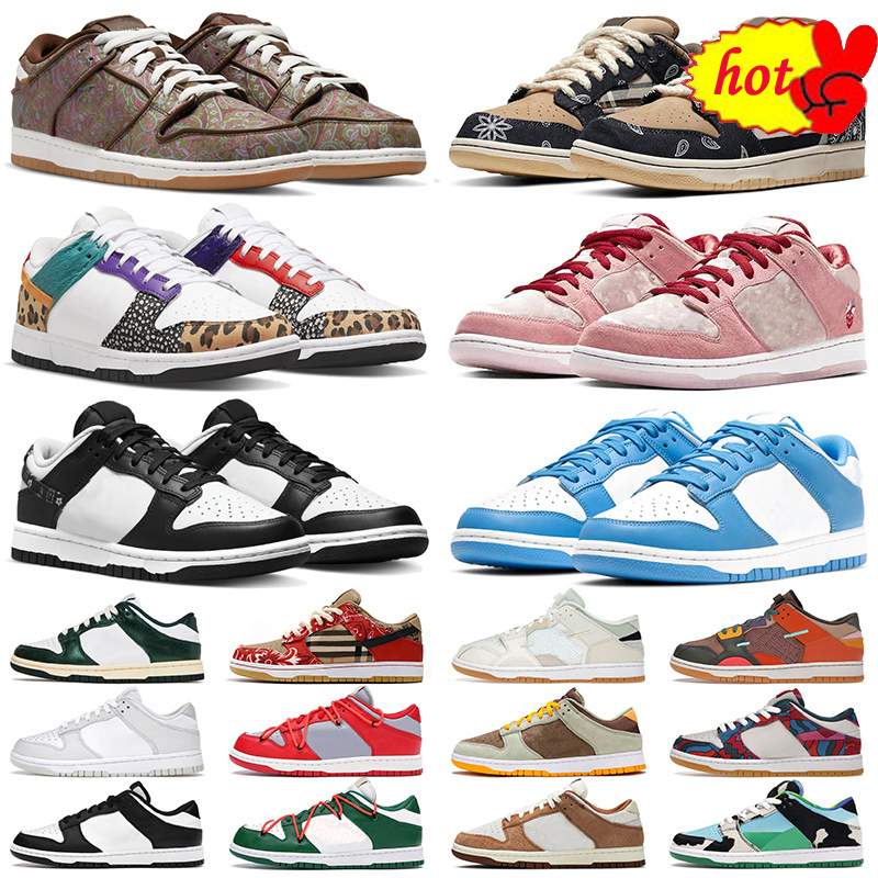 

2022 Dunkes Low Mens Womens Casual Shoes Dunks Lows Designer Panda Sb Valentine Day Pink Dusty Olive Curry Cactus Jack Dunksb Lows Sports MF SB, 36-45 bears green