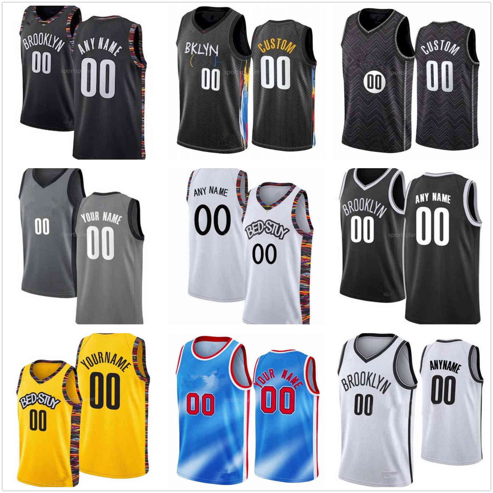 Jersey Custom Press Blake 2 Griffin 11 Kyrie 7 Kevin Irving Durant 13 Harden Joe Harris Day'ron Sharpe Men Femmes Kids Youth Printed'nba''Jerseys