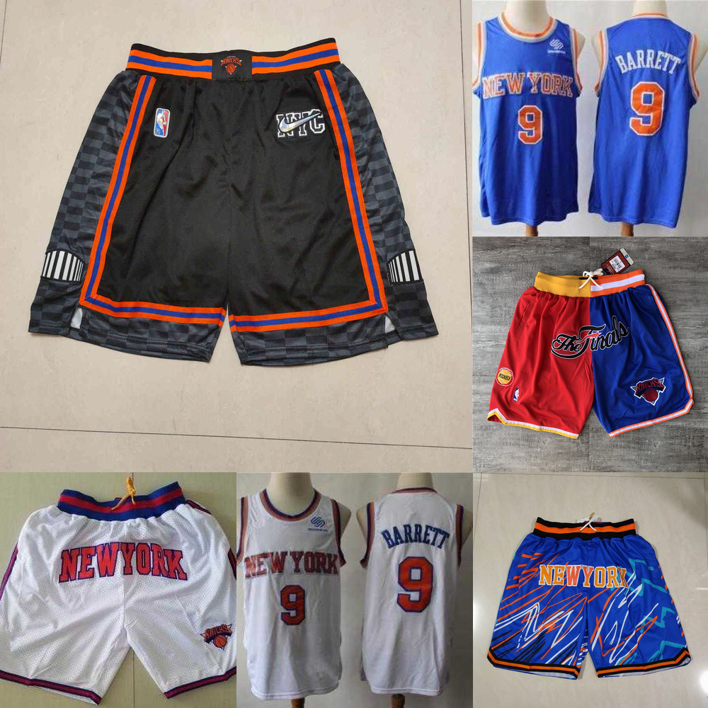 

New York''Knicks''MEN Throwback Jersey Patrick 33 Ewing Walt 10 Frazier R.J. 9 Barrett Basketball Shorts Basketball Jerseys blue, Color