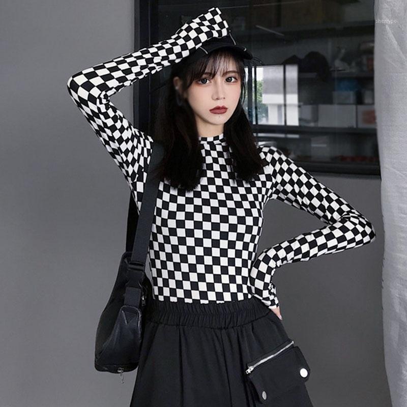 

Women's T-Shirt Spring Lattice Woman Tshirts Fashion Sexy Tops Women 2022 Korean Style Print T Shirt Kpop Streetwear Slim Long Sleeve, Hy2014b