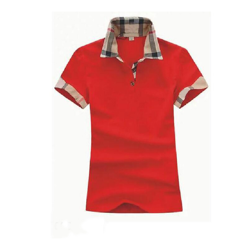 

2022 Designe Womens Polos T SHIRT Tartan Plaid Cotton White Black Short Sleeve Casual Loose Couples Dress Shirts For Women With Franc Design Shirts Tops clothes