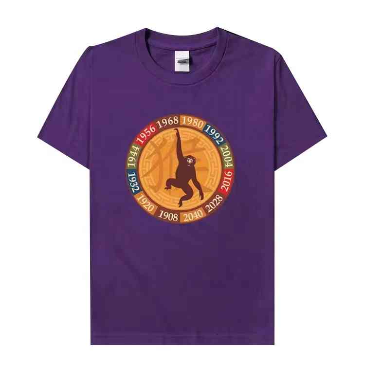

T-shirt Men's Short Sleeve Kith Hombre Designer Organic Cotton Tee Blank Plain O-neck t Shirt Men