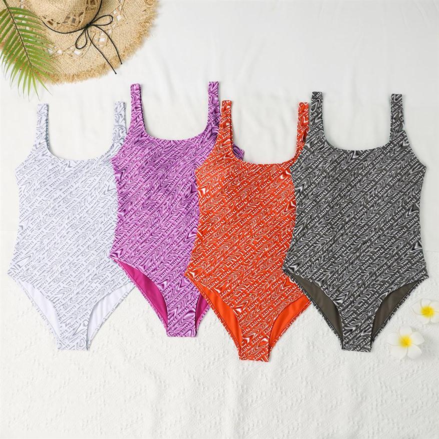 Designer Swimwear Bikini Femme Swimsuits pour femmes Swimsuit Une-Piece 2022 Natation de la mode