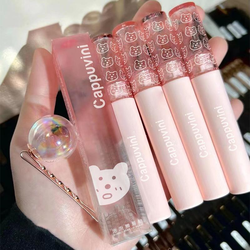 

Lip Gloss 6Colors Mirror Glass Oil Transparent Pink Glaze Waterproof Liquid Lipstick Clear Makeup Cosmetic For GirlLipLip, 05