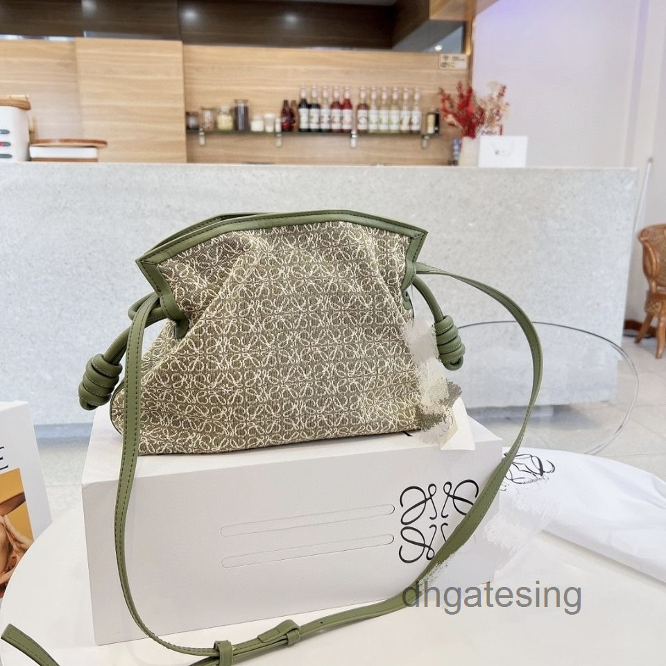 

Bag Designer Loeew Bags Loews Avocado Green Linen Big Blessing Bucket One Shoulder Messenger Fashion 0TVD