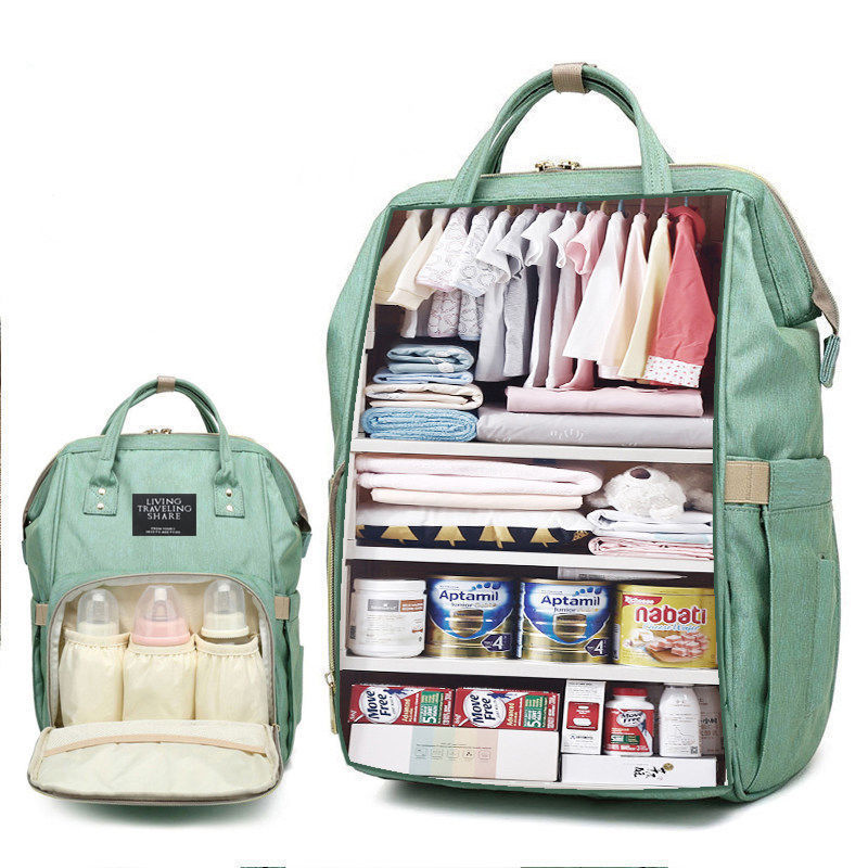 

Diaper Bag Backpack Born Essentials For Baby Must Haves Polyester Mommy Bag With Stroller Hook Travel Bags For Mom Dad 220704, Black1