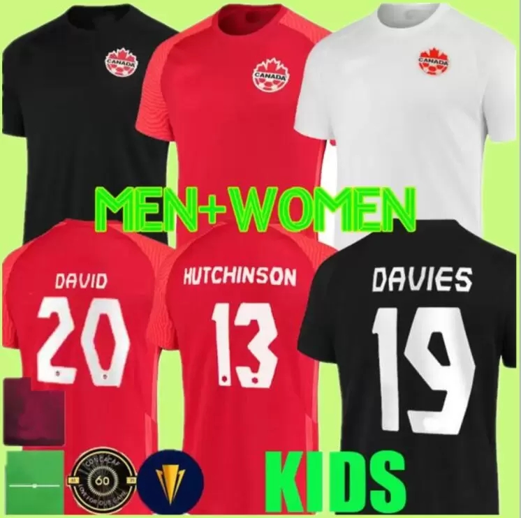 

21 22 Canada Soccer Jerseys DAVIES DAVID Osorio MEN WOMAN 2021 2022 home kids national team EUSTAQUIO HUTCHINSON CAVALLINI LARIN HOILETT football shirts BUCHANAN AA