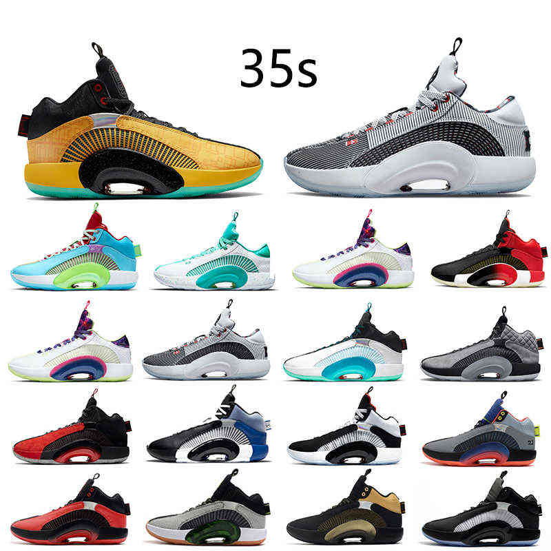 

Morpho jumapman 35 mens basketball shoes Luka Reflexology DNA bred black red Bayou Boys Sisterhood Smoke Grey White Metallic 35s trainers, Color#3