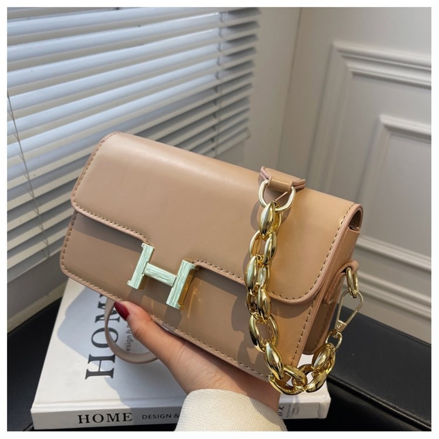 

Bags 2022 spring new small square bag h button armpit Bag Messenger women's simple and versatile temperament live broadcast Purse, White