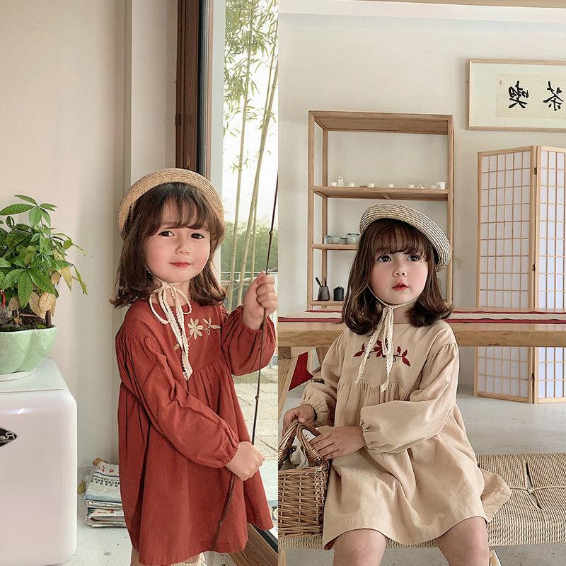 

Girl's Dresses Kids Clothes Girls Flower Girl Korean Baby, Red;yellow