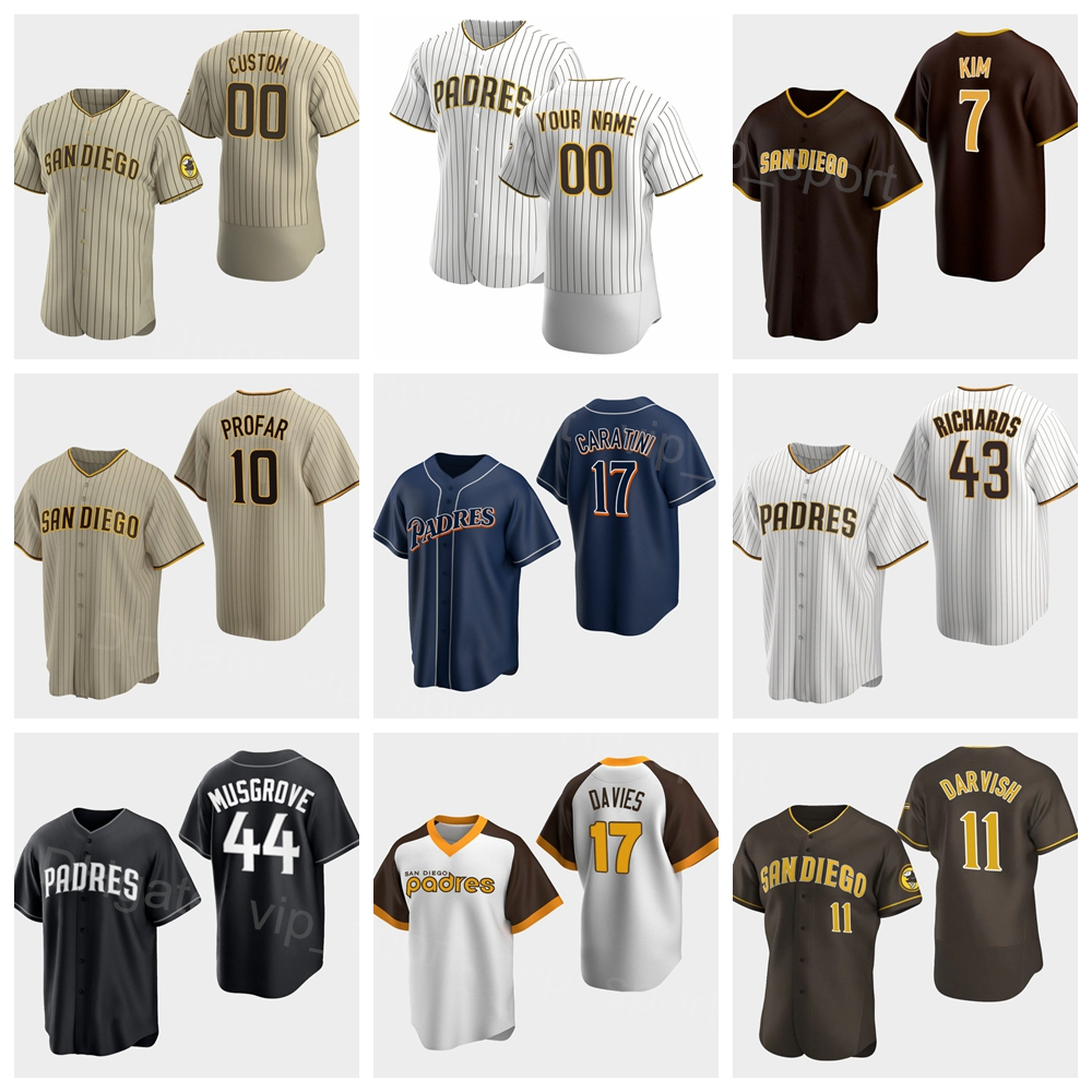 

Baseball 7 Haseong Kim Jersey City Connect 11 Yu Darvish 44 Joe Musgrove 45 Luke Voit 43 Trayce Thompson 10 Jurickson Profar 17 Victor Caratini Custom Name Number, Cool base