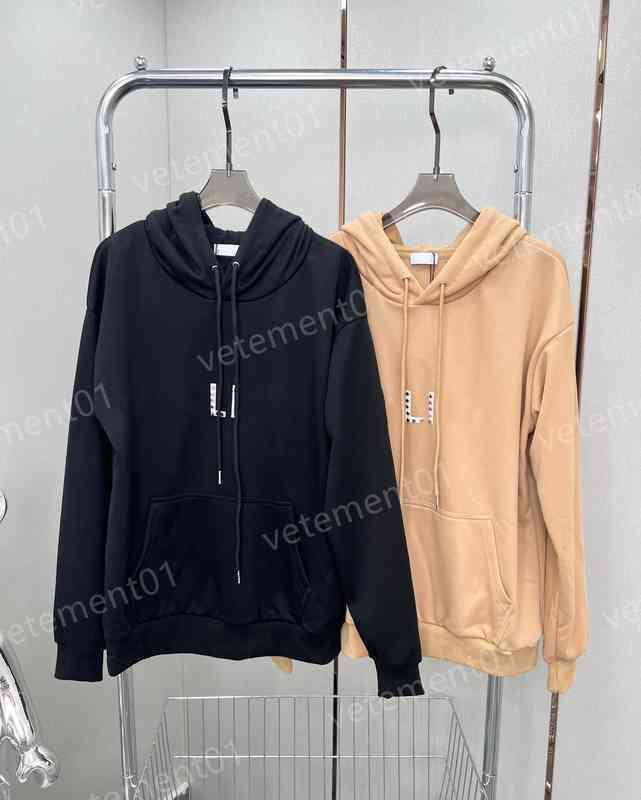 

Designer Womens Hoodies Ce..ne Print Alphabet Classic Print Alphabet Versatile Beaded Sweatshirt Luxury High Quality Top Sweatshirts 0912